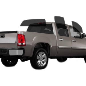 PreCut Window Film GMC Sierra 1500 Crew 2007-2013 UV-IR Blocking Two Ply Car Window Film Tint Enhances Privacy & Comfort