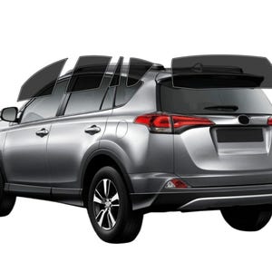 PreCut Window Film Toyota Rav4 2013-2018 UV-IR Blocking Two Ply Car Window Film Tint Enhances Privacy & Comfort