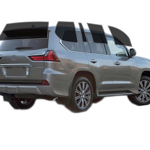 PreCut Window Film For Lexus LX 570 2008-2021 UV-IR Blocking Two Ply Car Window Film Tint Enhances Privacy & Comfort