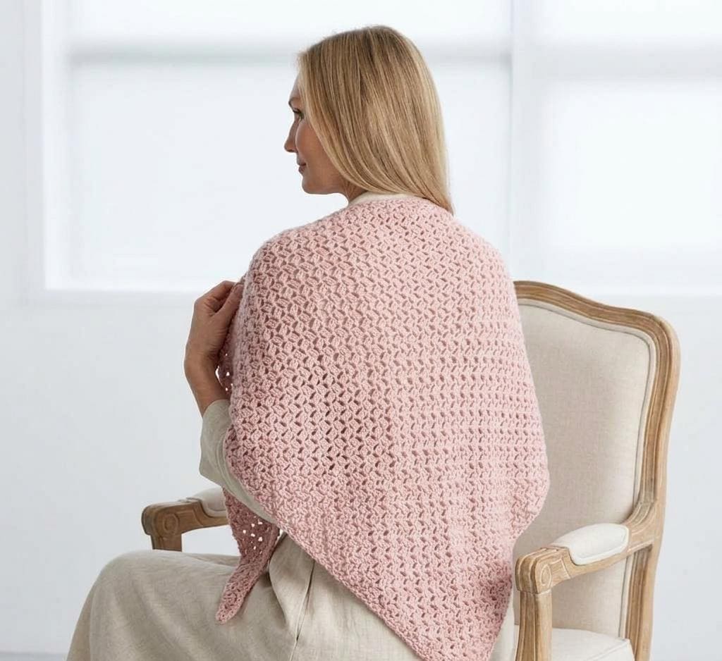 PRAYER SHAWL Crochet Pattern, Easy Crochet Shawl, Healing Shawl Pattern ...