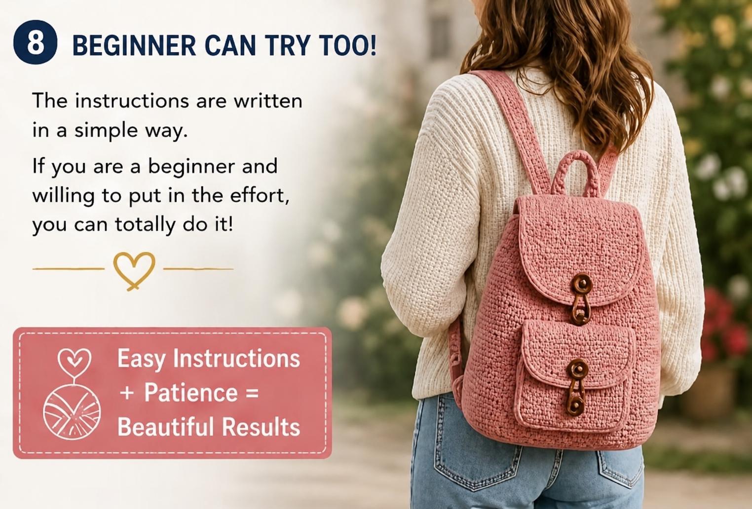 Crochet Backpack Pattern PDF, Mini Crochet Backpack Pattern, DIY ...