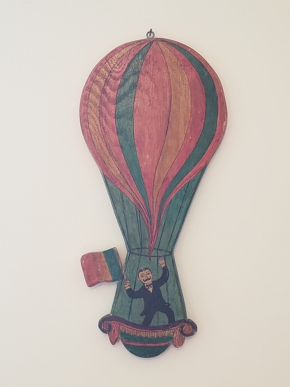 Hot Air Balloon Wall Hanging Etsy