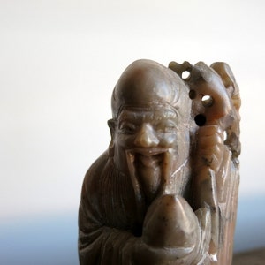 Antique Asian Buddha Sculpture image 3