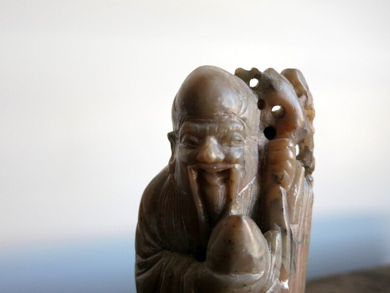 Antique Asian Buddha Sculpture image 3