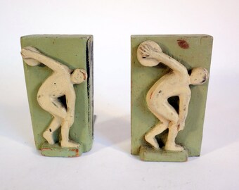 Vintage Olympian Bookends