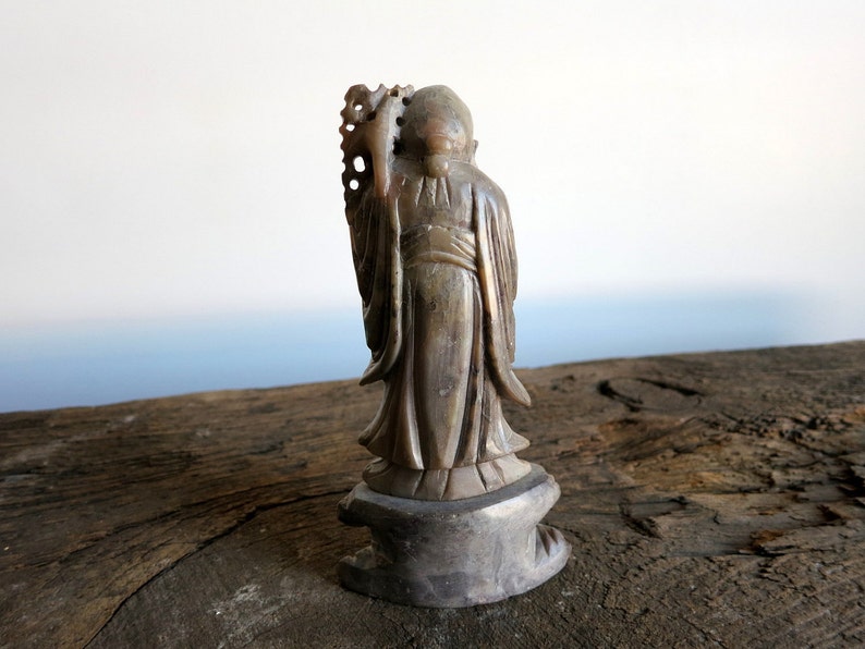 Antique Asian Buddha Sculpture image 4