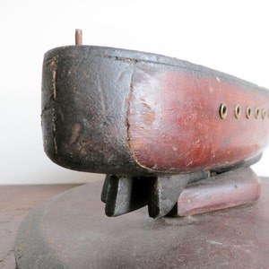 Antique Wooden Boat Light Fixture image 2