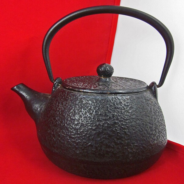 Sweet, Vintage, Small Black Cast Iron Teapot, 2  1/4 Pounds