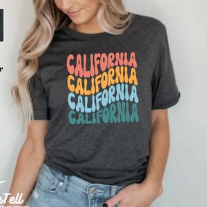 Retro California Graphic Tee: 70s West Coast Style