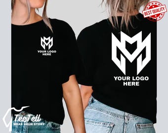 Custom Logo T-Shirt, Personalized Company Uniform, Soft Cotton