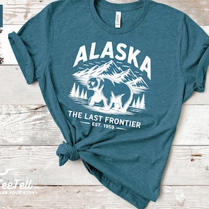 Alaska Bear T-Shirt: The Last Frontier Travel Tee