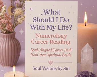 Was soll ich mit meinem Leben anfangen? Numerologie Karriere Reading | Auf die Seele ausgerichteter Karriereweg von Ihrer spirituellen Bestie