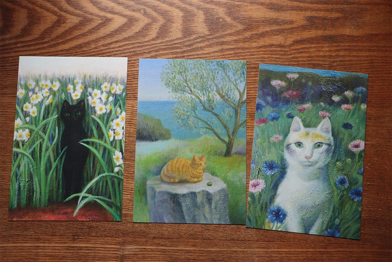 Set of 5 postcards image 3