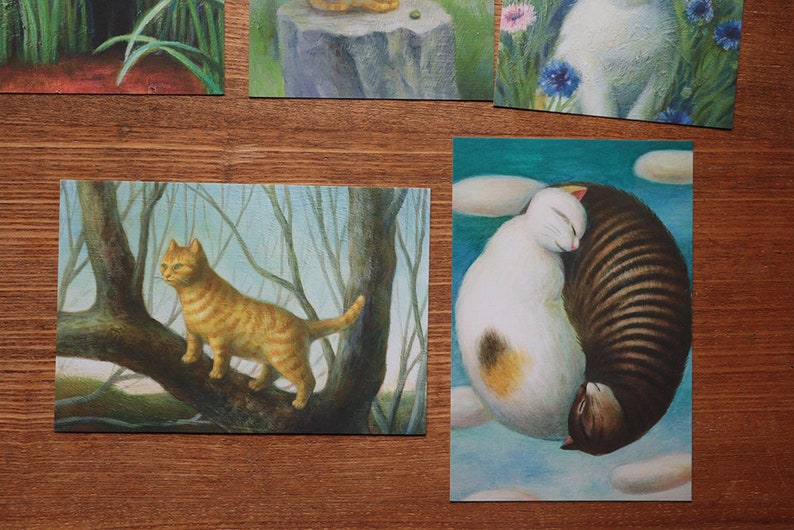 Set of 5 postcards image 2