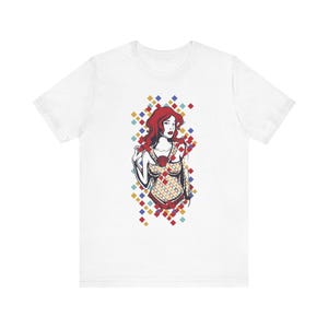Pin-Up Tattoo Girl T-Shirt, Retro Inked Babe Tee, Vintage Rockabilly Shirt, Tattoo Art Tee, Retro Pin-Up Top, Rockabilly Style Shirt, Tattoo