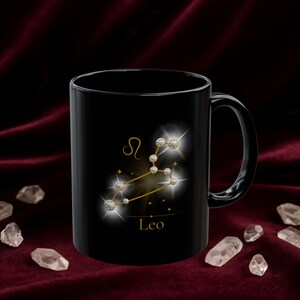 Astrological Leo Mug - Celestial Coffee Cup, Zodiac Gift, Astrology Lover&#39;s Drinkware, Horoscope Mug, Birthday Present
