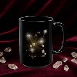Astrological Sagittarius Mug - Celestial Coffee Cup, Zodiac Gift, Astrology Lover&#39;s Drinkware, Horoscope Mug, Birthday Present