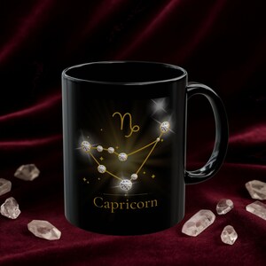 Astrological Capricorn Mug - Celestial Coffee Cup, Zodiac Gift, Astrology Lover&#39;s Drinkware, Horoscope Mug, Birthday Present