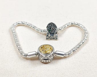 bracelet the iron thron charm set ale pandora game of thrones house sigil