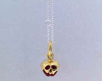 Necklace 45Cm Pandora  Villain Series Evil Queen Poison Apple Pendant