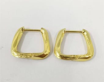 small hoop earrings pandora twisted triangle