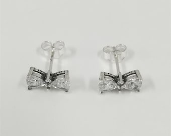 earrings pandora sparkling bow stud