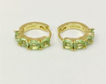 earrings bracelet pandora textured green hoop