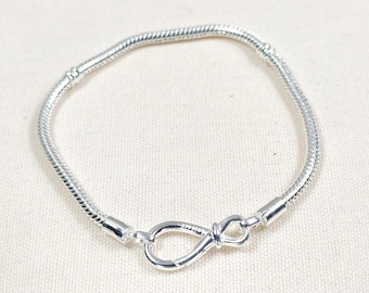 knot snake chain bracelet gift bag pandora s925 ale moments infinity