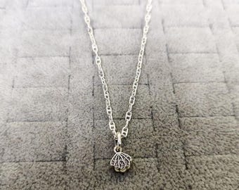 necklace sterling silver ale s925 pandora small shell  charm