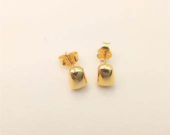 stud earrings pandora organically shaped