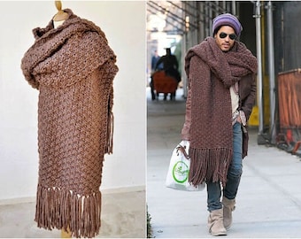 lenny kravitz oversized scarf