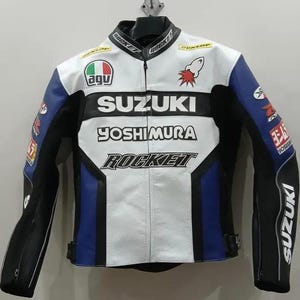 【GSXR・SUZUKI・YOSHIMURA】 ロゴ入りジャケット春・秋 Suzuki Yoshimura Jacket - Etsy