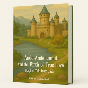 Libro digitale per bambini: Ande Ande Lumut e la nascita del vero amore / Pagine da colorare bonus / (1 storia da Wisp and Tale)