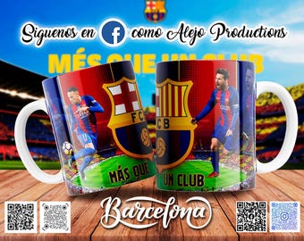 Design de copo laminado Yamal para canecas de 11 oz e 15 oz, design de sublimação do Barcelona, arquivo digital de estrela do futebol png e psd