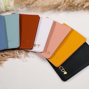 Personalized Leather Passport Holder Gift Set,Best man Bridesmaid Groomsman Gift,Wedding Travel Gift,Travel Set Accessories,Honeymoon Gift