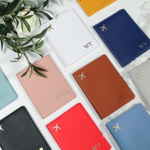 Leather AirTag Passport Holder,Custom Leather Passport Cover,Personalized Passport Case Bachelorette Party Favor Bridesmaid Gift Travel Gift