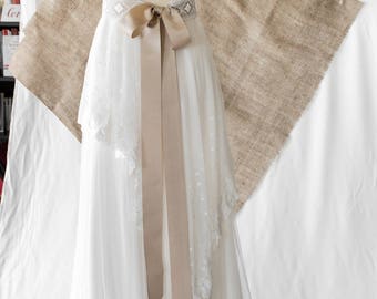 Robe de mariée bohème - champêtre Rayfi - livraison 1 mois