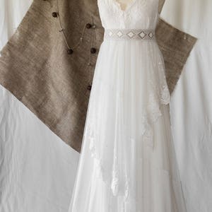 Robe de mariée bohème champêtre Rayfi livraison 1 mois image 2