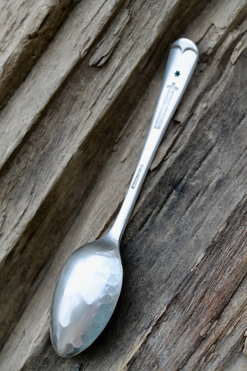Stamped spoons-funny sayings-coffee poons-tea spoons-vintage flatware
