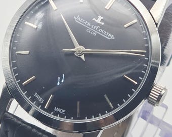 Rare Jaeger-LeCoultre Club Automatic 1970s Vintage Swiss Luxury Men’s Watch Authentic & Serviced