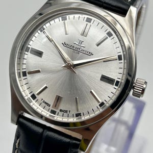 Vintage Jaeger LeCoultre Club Watch: Swiss Made Manual Wind, Restored Silver Dial