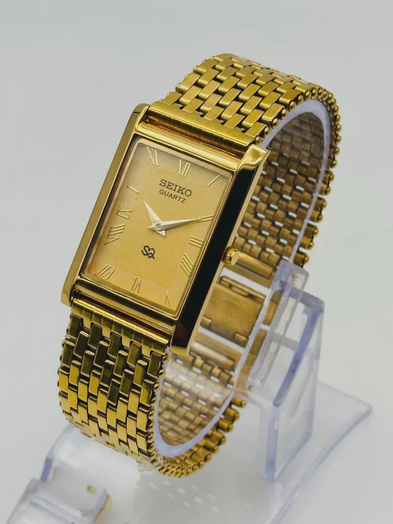 Seiko sq gold - Etsy 日本