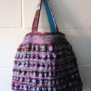 Knitting Pattern, Gathered Tote Bag. image 5
