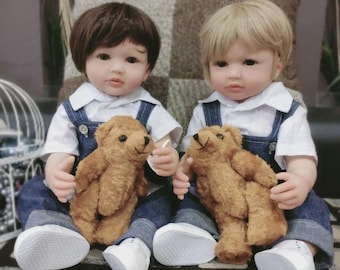 Reborn Baby Boy Doll Full Silicone - gift for brother