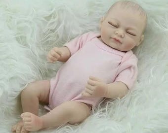 Handmade real baby doll silicone baby girl - gift for brother