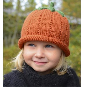 Gorro de calabaza de lana tejido a mano para bebé: disfraz de Halloween, accesorio para fotos