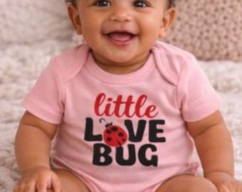 Body de bebé Little Love Bug / Conjunto para San Valentín