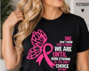 Breast Cancer Awareness Shirt | Butterfly Ribbon Tee