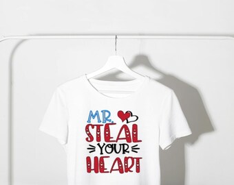 Mr. Steal Your Heart Shirt – Baby Bodysuit, Toddler Tee & Youth