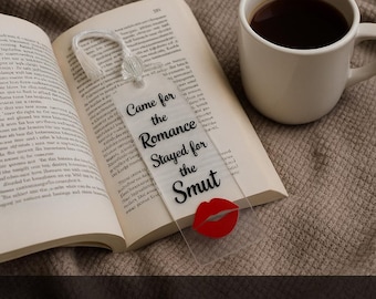 Spicy Book Bookmark | Acrylic Tassel, Romance Reader Gift